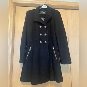 Black Guess Coat in Size Large
